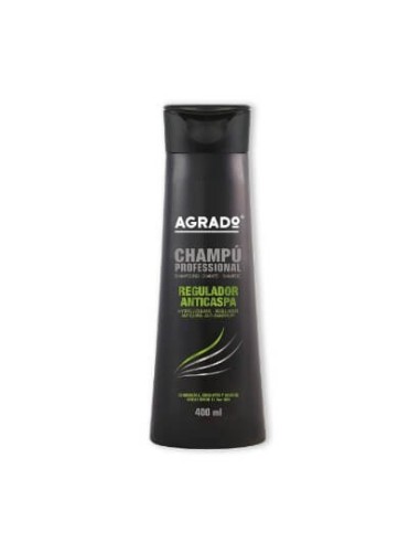 Champú profesional Agrado regulador anticaspa de 400ml.