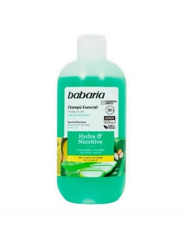 Champú Babaria hydranutritivo cabellos normales, contiene 500ml.