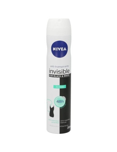 Desodorante Nivea spray Invisible fresh for woman black&white 200ml