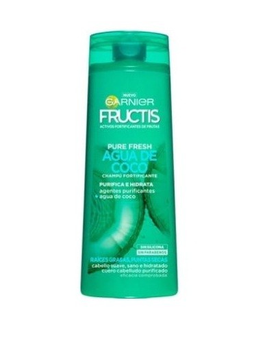 Champu Garnier Fructis agua de coco fortificante 360 ml