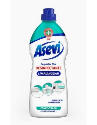 Limpiador desinfectante Asevi Multiusos 1100ml Gerpostar sin lejía