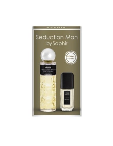 Saphir Seduction Man estuche 200+30 ml vaporizador pour homme