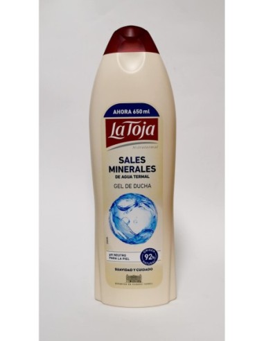 Gel La Toja con sales minerales de agua termal 650ml