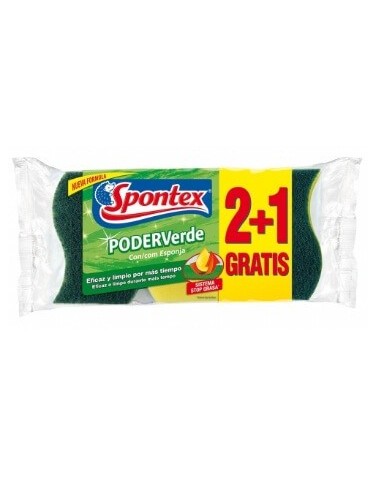 Estropajo Spontex Frotaspon verde 2+1 gratis