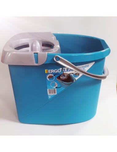 Cubo&escurridor ergo clean de 14litros color azul