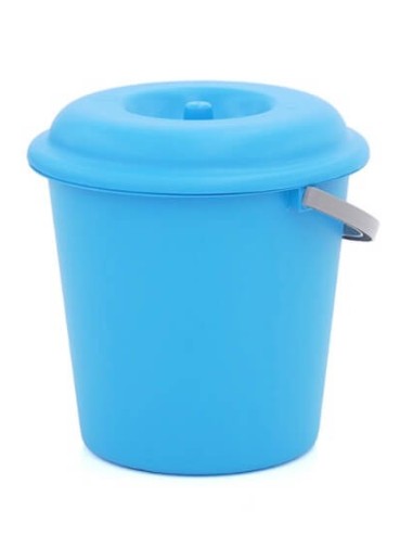 Cubo de basura de 15litros de color azul - 1550