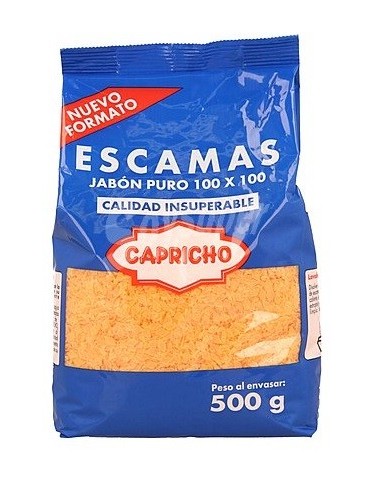 Jabón puro en escamas Capricho 500 gr