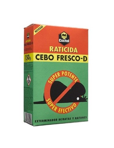 Raticida cebo fresco  Cuchol 200 Grs.