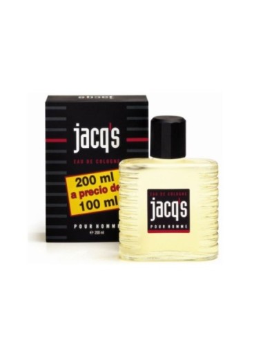 Jacq´s colonia para hombre, bote de 200ml a precio de 100ml.