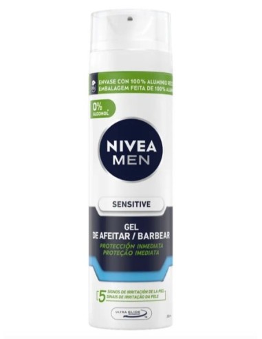 Gel de afeitar Nivea men sensitive spray 200ml