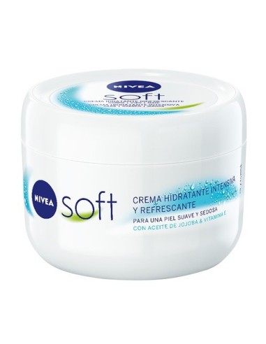 Nivea Soft crema hidratante intensiva cara, cuerpo, manos de 375ml