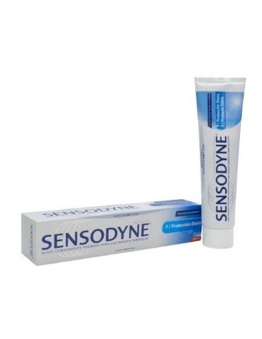 Dentífrico Sensodyne protección diaria, contiene 75ml.