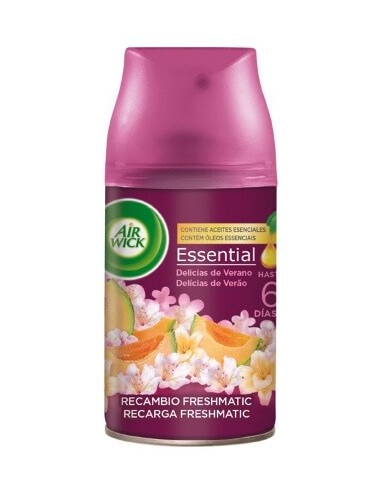 Ambientador Airwick Freshmatic delicias verano recambio 250 ml.