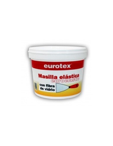 Masilla elástic Eurotex con fibra de vidrio de 1Kg.