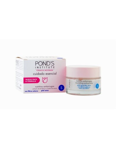 Pond´s S  esencial crema nutritiva anti-arrugas día y noche piel seca 50ml