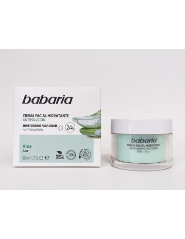 Babaria hidratante 24h con aloe vera antipolución 50ml