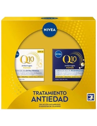 Nivea Q10 tratamiento antiedad pack crema dia y noche