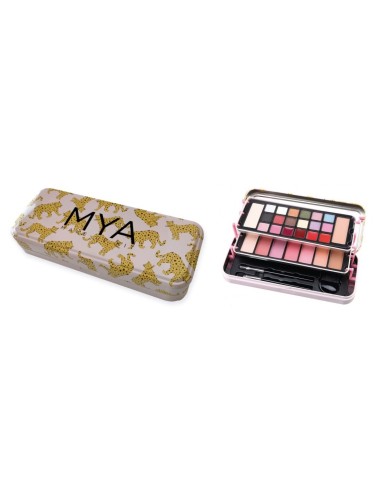 Estuche de maquillaje leopardos de MYA cosmetics