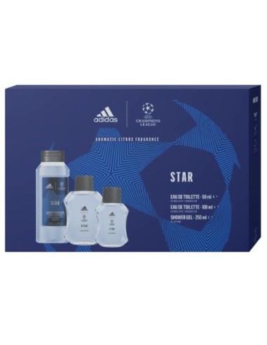 Adidas Star estuche hombre colonias + Gel ducha