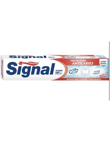 Dentífrico signal anticaries fluor-calcio 75 ml.