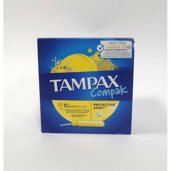 TAMPAX Compak regular 18 unidades