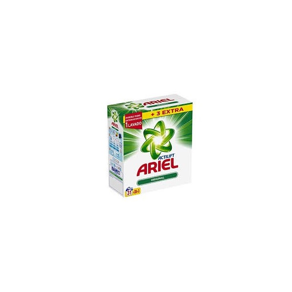 Detergente Ariel Actilift original maleta 31 Lavados