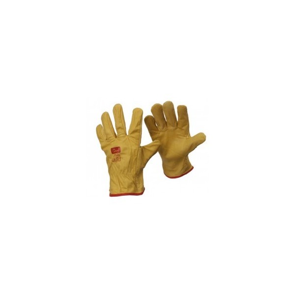 Guantes piel de vaca amarillo T-8 /G1502T8