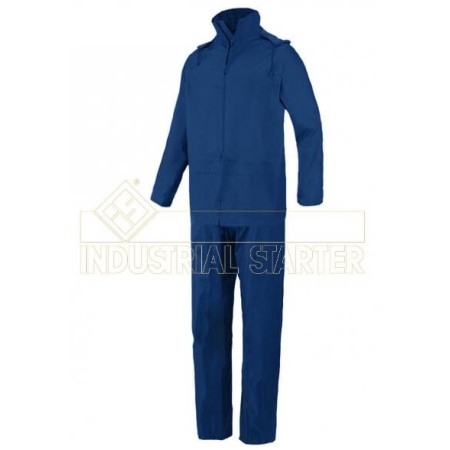 Impermeable P.V.C color azul