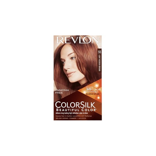 Tinte capilar Colorsilk Revlon 55 castaño rojizo claro