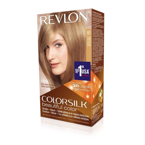 Tinte capilar Colorsilk Revlon 61 rubio oscuro