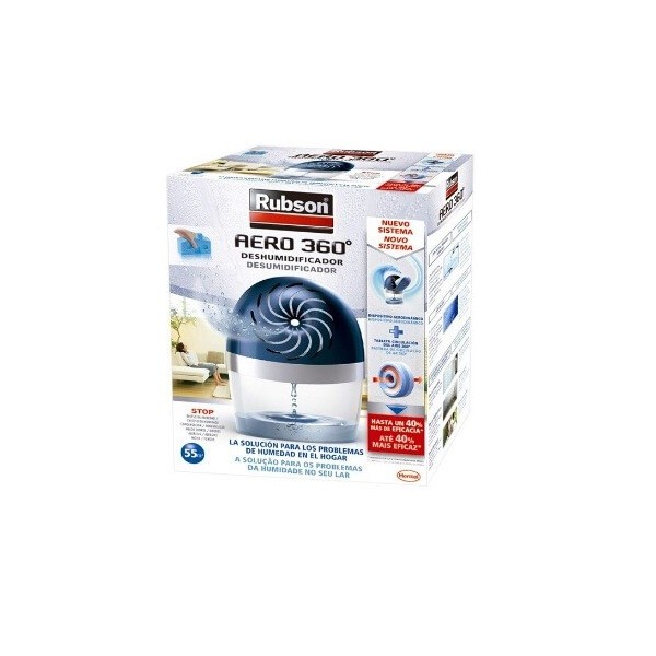 Antihumedad Rubson Aero 360º deshumificador aparato.