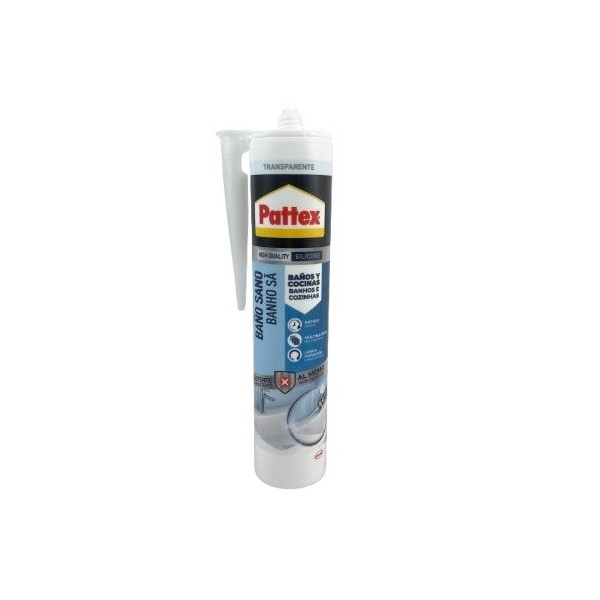 Silicona Baño Sano Pattex Transparente 280ml