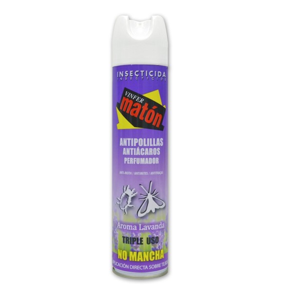 Insecticida Maton vinfer antipolillas y antiácaros perfumado 300ml