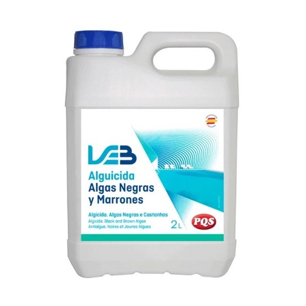 Antialgas LEB algas negras y marrones para piscinas 2L