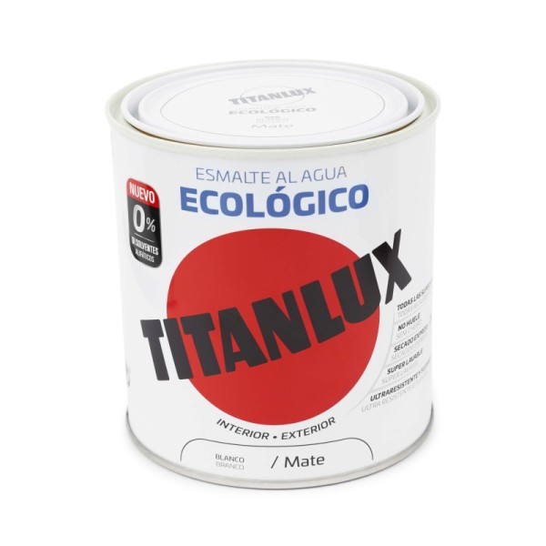 Esmalte Titanlux Ecológico mate 0566 Blanco