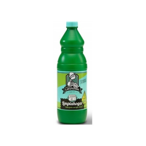 Lejia detergente Lavandera perfumada pino, contiene 1,50 litros.