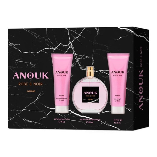 Anouk Rose & Noir estuche colonia 100 vapo + crema corporal + gel