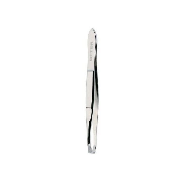 Pinza depilar niquelada punta cangrejo Beter /34016