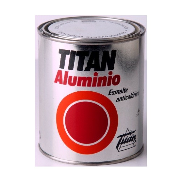 Esmalte anticalórico Titan aluminio 50ml.