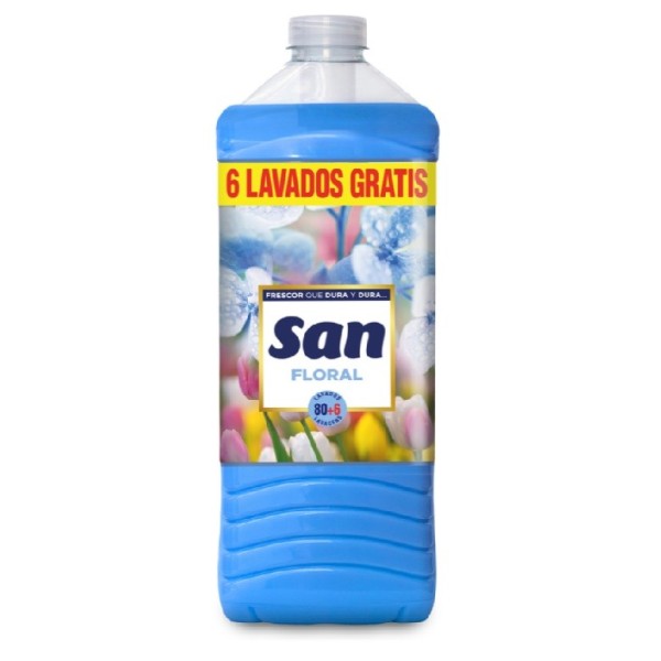 Suavizante concentrado San floral 86 dosis