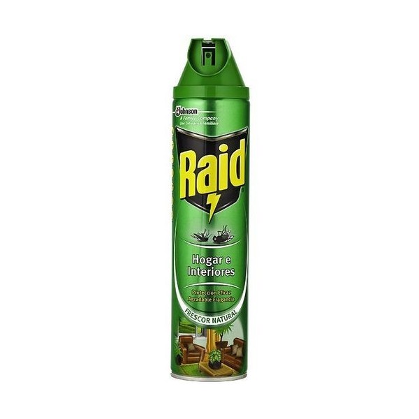Insecticida Raid hogar e interiores flores frescas 600ml