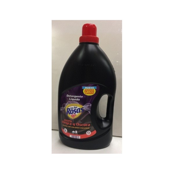 Detergente Las dos rosas gel ropa negra y oscura 36 dosis