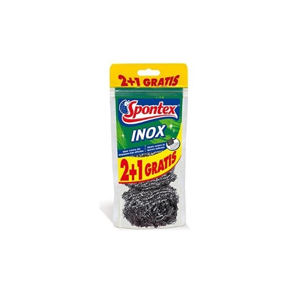 Estropajo Spontex Inoxidable 2+1Gratis