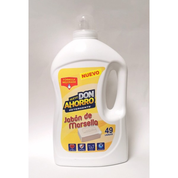 Detergente gel Don Ahorro marsella 49 lavados