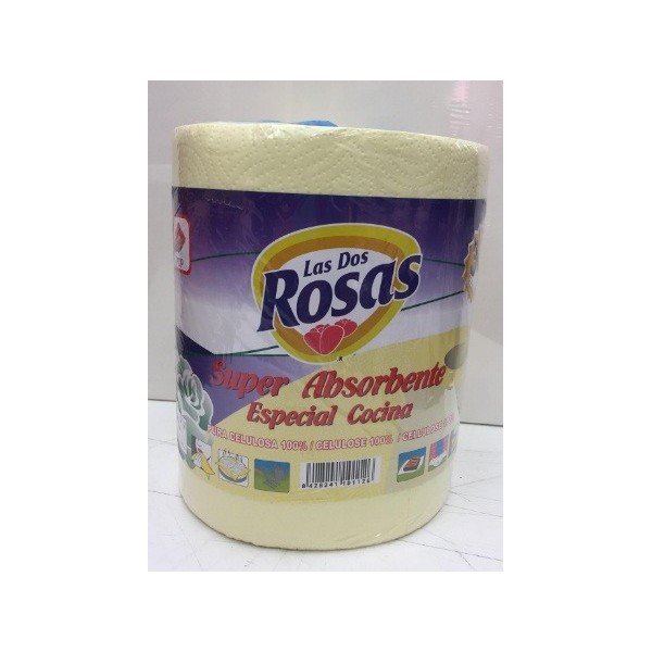 Papel cocina las dos rosas amarillo especial fritos