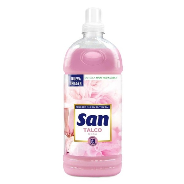 Suavizante concetrado San talco rosa 59 dosis