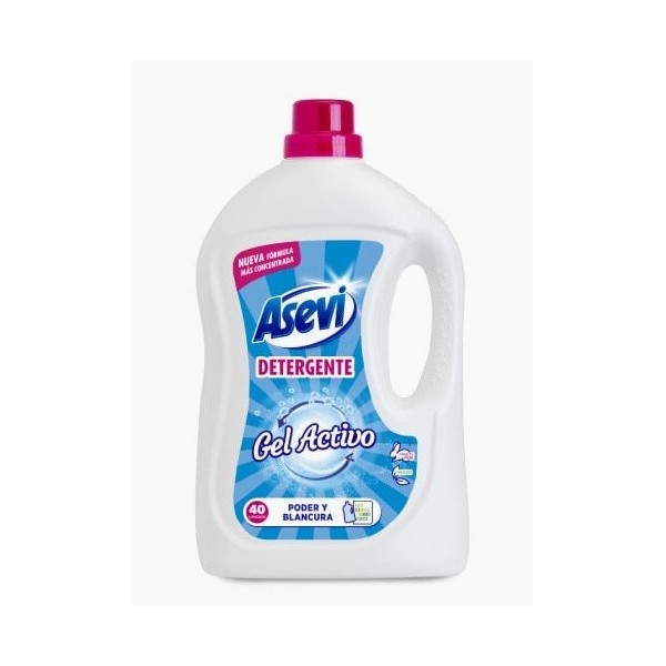 Detergente Asevi concentrado gel activo 40 dosis