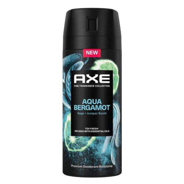 Desodorante Axe Aqua Bergamota 150ml spray