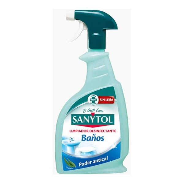 Limpiador desinfectante Baños Sanytol sin lejía spray 750ml