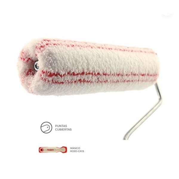 Rodillo de microfibra especial lisos de 22cm.